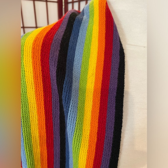 NORDSTROM RAINBOW Soft Fringed Scarf - Picture 2 of 7